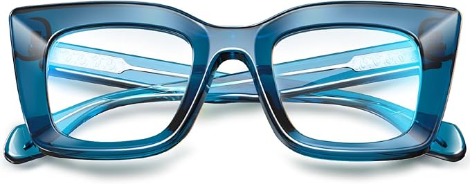VISOONE Cat Eye Blue Light Blocking Glasses TR90 Anti-glare Women Calida