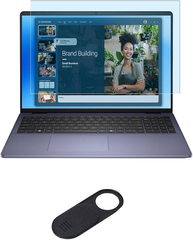 Screen Protector for Dell 16/Dell 16 Plus/Dell Pro 16/Dell Pro Max 16 16 Inch Laptop, Anti-Blue Light Anti-Glare, Reduces Eye Strain, Anti Fingerprint