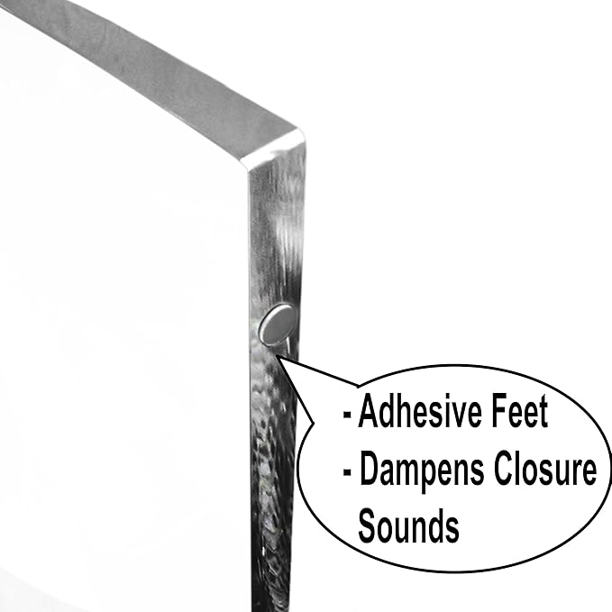 AMT Acrylic Laptop Monitor Stand & Computer Riser with Cat Keyboard Protector, Space-Saving Design, Extra Storage, Clear Shelf - Ideal for Monitors, Laptops, Printers, Desktop Decor