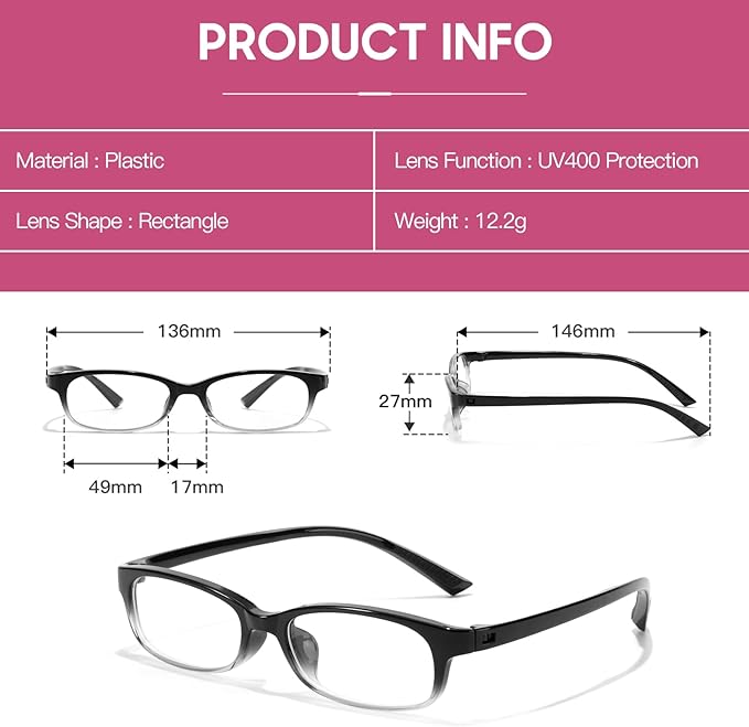TJUTR Office-Siren Bayonetta Glasses, Blue Light Computer Glasses for Women, Y2K Small Rectangle Frame Eyewear Anti Eyestrain