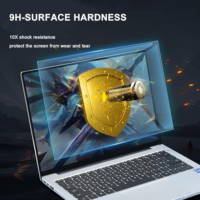 14-inch Tempered Glass Screen Protector for Universal 14" with 16:9 Aspect Ratio Laptop Lenovo/HP/Dell/ASUS/LG/Acer/MSI/Samsung etc, 9H Hardness, Ultra HD (Not Fit 14" 16:10)