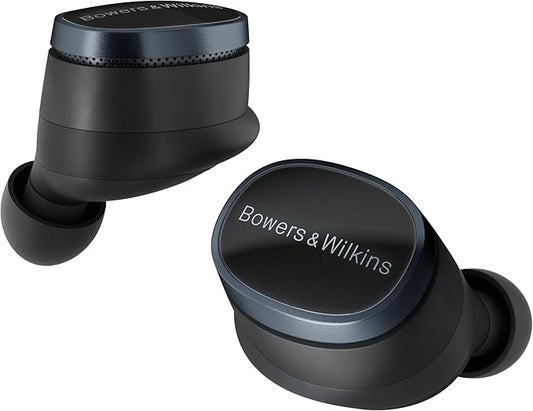Bowers & Wilkins Pi8 Bluetooth Wireless Earbuds (Anthracite Black), in-Ear Bluetooth Earphones with Qualcomm Chipset & aptX Lossless, Active Noise Cancelling Earbuds, 3 Built-in Mics, 15-Min Charging