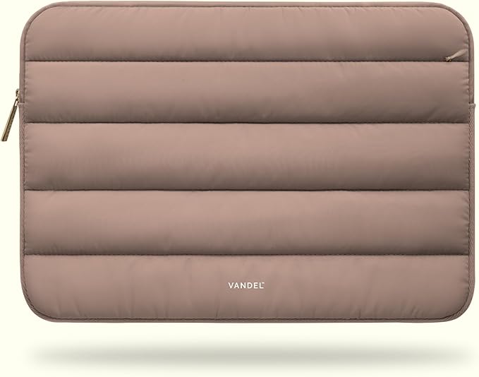 Vandel Puffy Laptop Sleeve Case for 13-14 inch Laptop Sleeve Bag Case 13.3 Inch with Zipper Pocket, Compatible with MacBook Air 13, Pro 14/13 iPad Pro 12.9, HP Dell ASUS, Computer Bag Cover