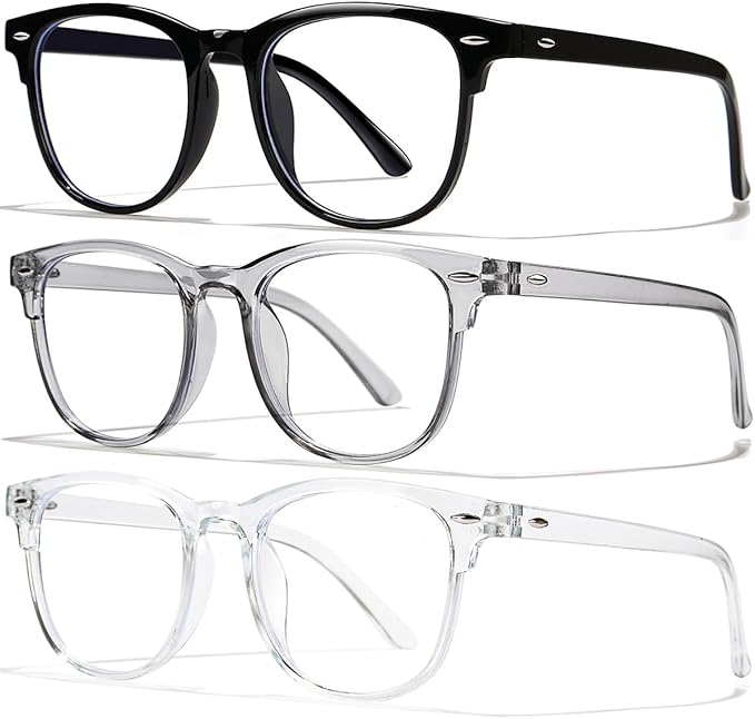 GFUIARA Blue Light Blocking Glasses for Women Men,Fashion Square Blue Blockers Glasses,Computer/TV/Phones/Gaming Glasses