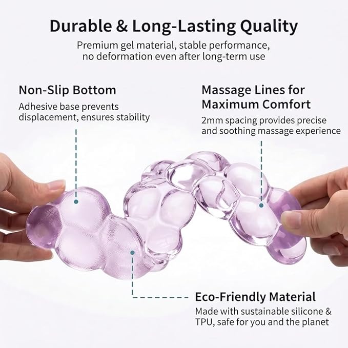 Ultimate Cute Ergonomic Wrist Rest – Instant Relief, Cloud-Like Comfort, Premium Silicone & TPU, Ultra-Soft, Durable, Gift-Boxed for Office, Study, Gaming & More