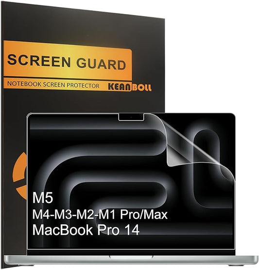 KEANBOLL 3 Pack Designed for MacBook Pro 14 Inch Screen Protector (2026-2021,M5, M4, M3, M2,M1 Pro/Max Chip), Anti Glare and Anti Fingerprint (Matte) Shield