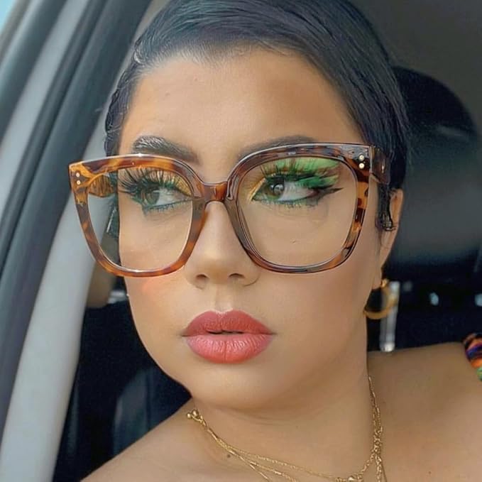 Shiratori Blue Light Blocking Glasses Rectangle Chic Preppy Look MultiColor Frame for Women Men