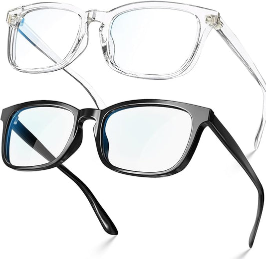 Blue Light Glasses for Women Men Square Computer Glasses Anti Glare UV Blocking Vita