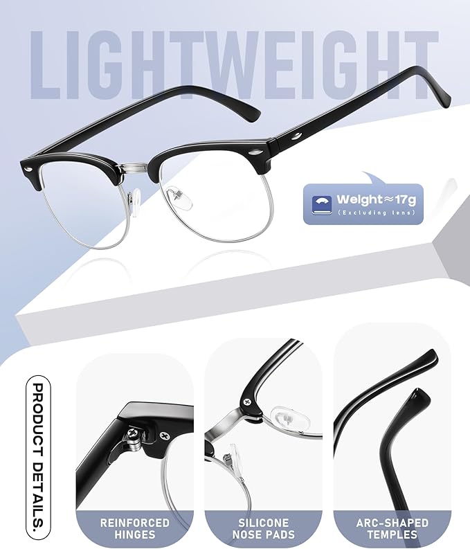 Perfectmiaoxuan Blue Light Blocking Glasses,Computer/Gaming/Screen Glasses for Women or Men，Anti Blue Light & UV