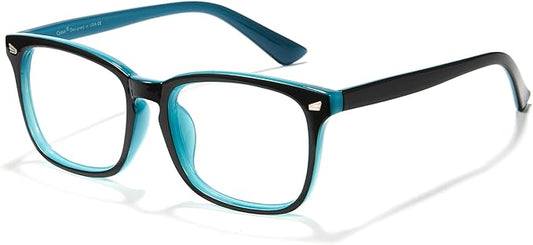 Cyxus Blue Light Glasses Men Women Reduce Eye Strain UV Blocking for Office Work Computer Screen 8082