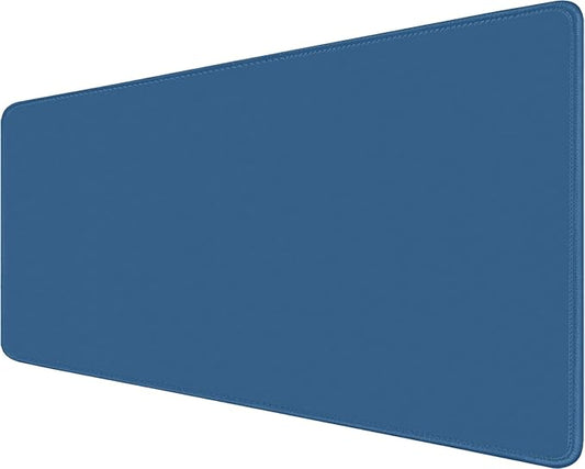 Large Gaming Mouse Pad, XXL Extended Computer Keyboard Mouse Mat with Stitched Edges, 31.5" x 15.7" Non-Slip Waterproof Rubber Base Office Big Long Mousepad for Work, Game, Office, Home, Blue