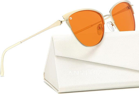 ANYLUV Blue Light Glasses for Woman Men, Womens Blue Light Blocking Glasses Computer Glasses Anti Eyestrain