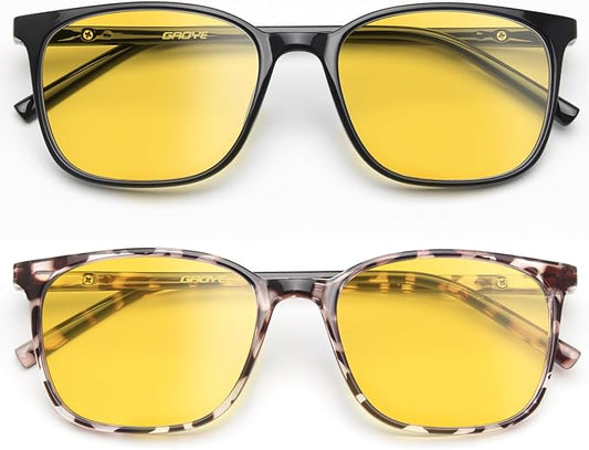 Gaoye Ultralight Blue Light Glasses for Women - Computer Protection Glasses for All Day Comfort - Anti UV Glare & Eyestrain
