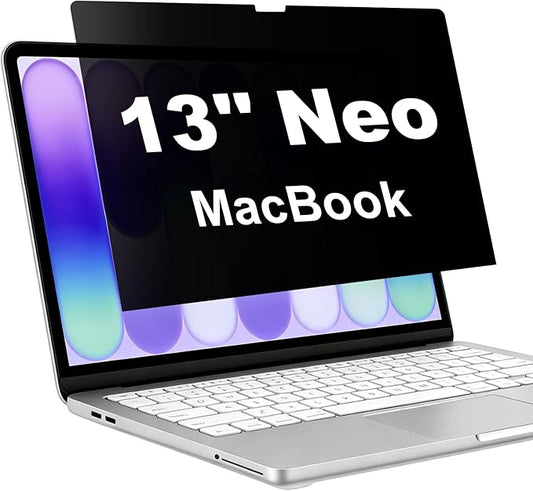 Privacy Screen for 2026 MacBook Neo 13-Inch A18 Pro, Anti Glare Film Blue Light Filter, Reduce Eye Strain Laptop Privacy Screen Shield and Protector for Mac Neo