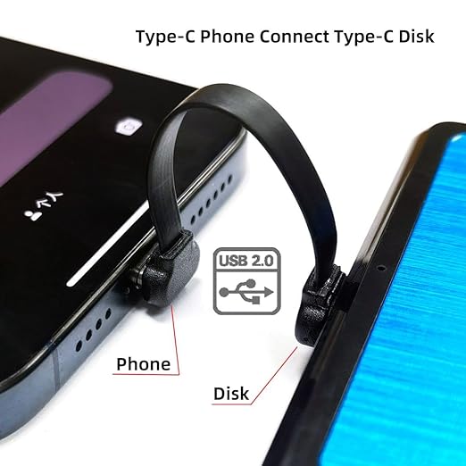 chenyang USB C Short Flat Cable USB 2.0 Type C Dual 90 Degree Angled PD 65W Fast Charge Data Extension Cable 70MM
