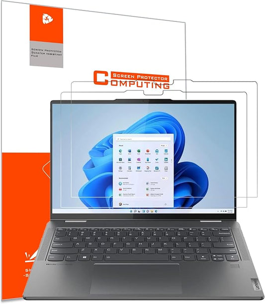 YINOVEEN 2 Pack Anti Glare Screen Protector for 2023-2024 Lenovo Yoga 7 14/ Yoga 7i 14 2-in-1 Touch Screen,Lenovo Yoga 14 Laptop, Anti Glare Screen Shield