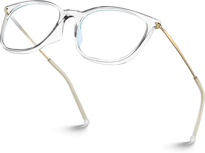 VISOONE Light Weight Slip Resistant Blue Light Blocking Computer Glasses with Anti Glare UV400 for Man Women GAEL