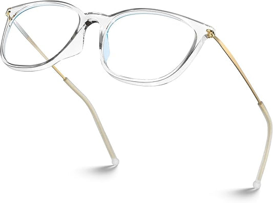 VISOONE Light Weight Slip Resistant Blue Light Blocking Computer Glasses with Anti Glare UV400 for Man Women GAEL