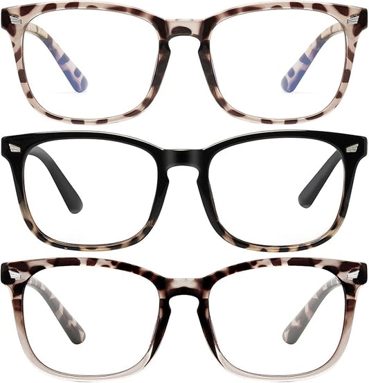 hunsquer Blue Light Glasses for Woman/Men Computer Blue Light Glasses