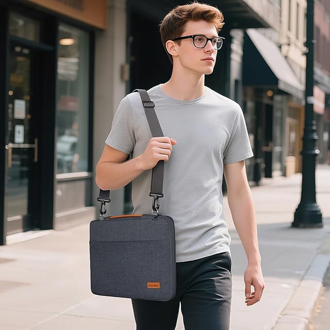 KIZUNA Laptop Sleeve Case 17 Inch Computer Carrying Bag for LG Gram 17/Dell G7/17.3" Lenovo ThinkBook Plus 1717" Lenovo IdeaPad 3i Gen7/17.3" Legion 5/5i/IdeaPad L340/HP Gaming Pavilion 17,Grey
