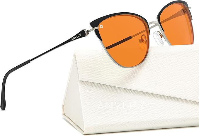 ANYLUV Blue Light Glasses for Woman Men, Womens Blue Light Blocking Glasses Computer Glasses Anti Eyestrain