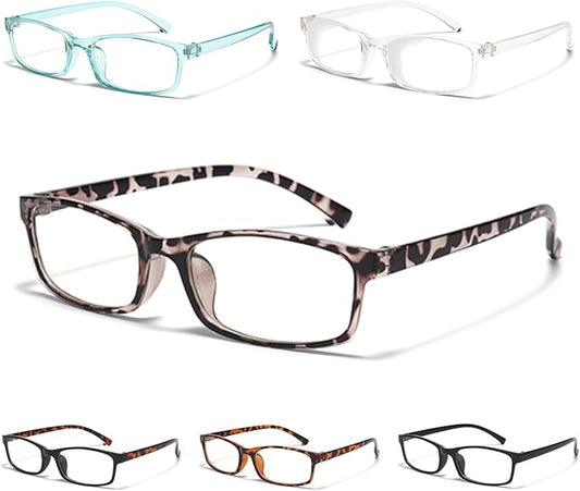 Gaoye +0.5 Reading Glasses Men - Blue Light Blocking Lenses, TR90 Frames, UV400 - Eyeglasses with Clear Vision