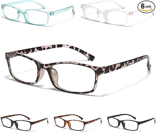 Gaoye +1.0 Reading Glasses Men - Blue Light Blocking Lenses, TR90 Frames, UV400 - Eyeglasses with Clear Vision