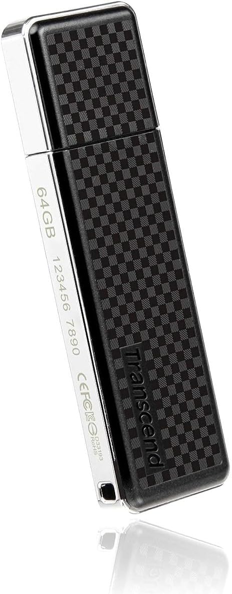 Transcend 64GB Jetflash 780 USB 3.1 Gen 1 Flash Drive TS64GJF780, Black by Transcend