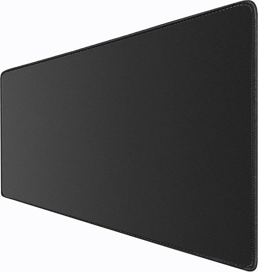 Large Gaming Mouse Pad, 31.5" x15.7" Large Extended Desk Mat with Superior Micro-Weave Cloth, Water Resist Keyboard Mousepad with Non-Slip Base, Laptop Desk Pad for Office Home Gaming, Black