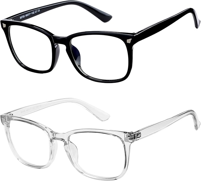 Hycredi Kids Blue Light Blocking Glasses for Boys & Girls – Reduce Eye Strain from Screens, Computer, Gaming, TV & Phone
