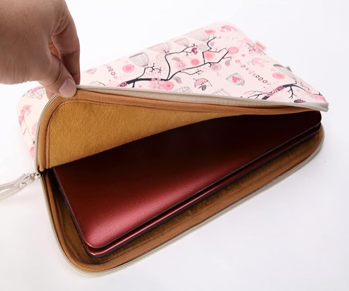 BSLVWG 13 Inch Laptop Sleeve Case, Water-Resistant Neoprene Notebook Computer Pocket Tablet Briefcase Carrying Bag/Pouch Skin Cover