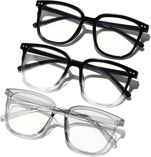 GFUIARA Blue Light Blocking Glasses for Women Men,Fashion Square Blue Blockers Glasses,Computer/TV/Phones/Gaming Glasses