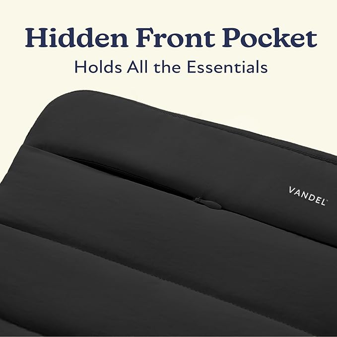 Vandel Puffy Laptop Sleeve Case for 13-14 inch Laptop Sleeve Bag Case 13.3 Inch with Zipper Pocket, Compatible with MacBook Air 13, Pro 14/13 iPad Pro 12.9, HP Dell ASUS, Computer Bag Cover