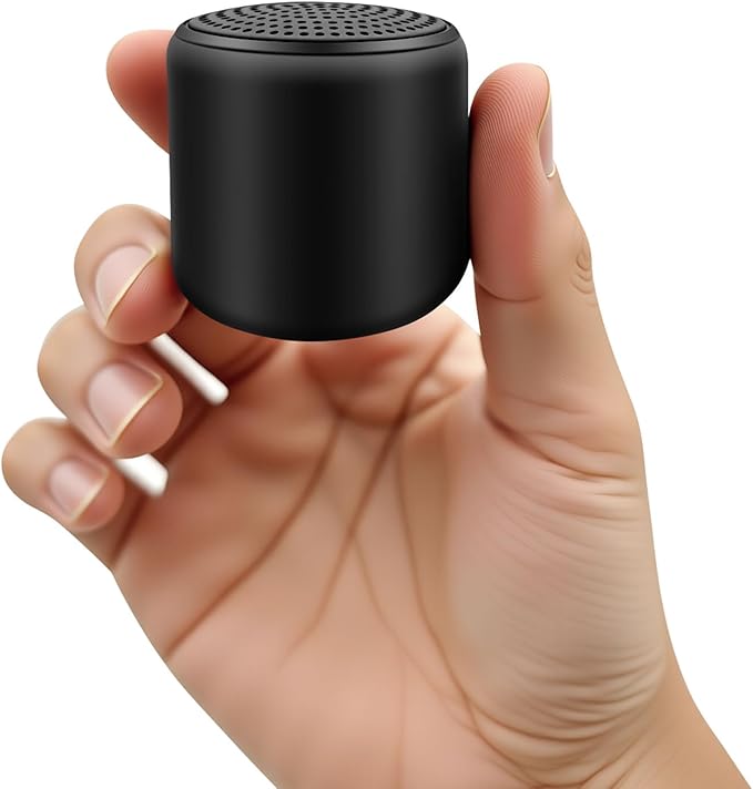 Mini Bluetooth Speaker – Small Portable Tiny Bluetooth Speakers Wireless with TWS Stereo, 5W HD Sound, Bluetooths 5.3, 8H Playtime – Ideal Travel Speaker for Car,Outdoors, Home & Office(1 Pcs)