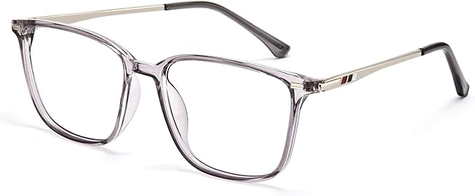 Cyxus Blue Light Blocking Glasses for Men and Women, Ultra Lightweight TR90 Metal Frame Computer Glasses for Gaming, Office, Reading, Digital Screen Protection 8208T43