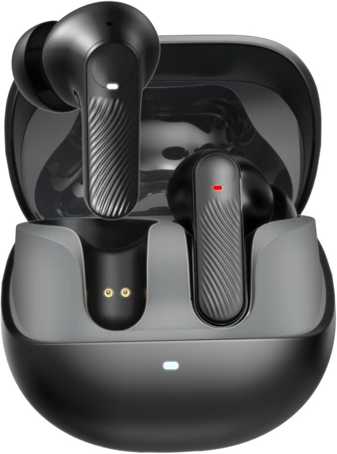 Wireless Earbuds with Active Noise Cancelling,140-Hour Long Battery Life Bluetooth 5.4 Ear Buds,Multi-Device Pairing,Enhanced Clear Call,Deep Bass Stereo In Ear Headphone