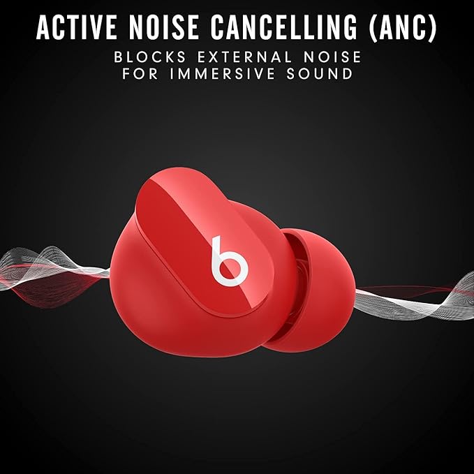 Beats Studio Buds Totally Wireless Noise Cancelling Earphones - Red