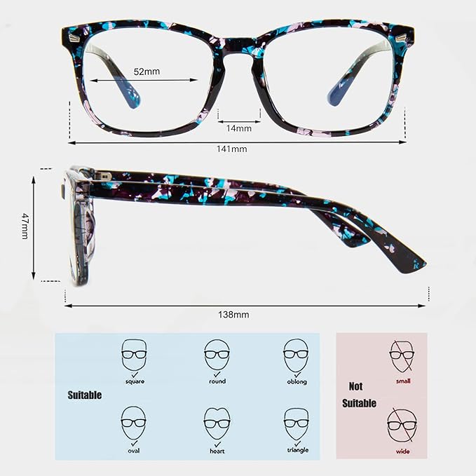 MAXJULI Blue Light Blocking Glasses,Computer Reading/Gaming/TV/Phones Glasses for Women Men(Green-Black Tortoise)