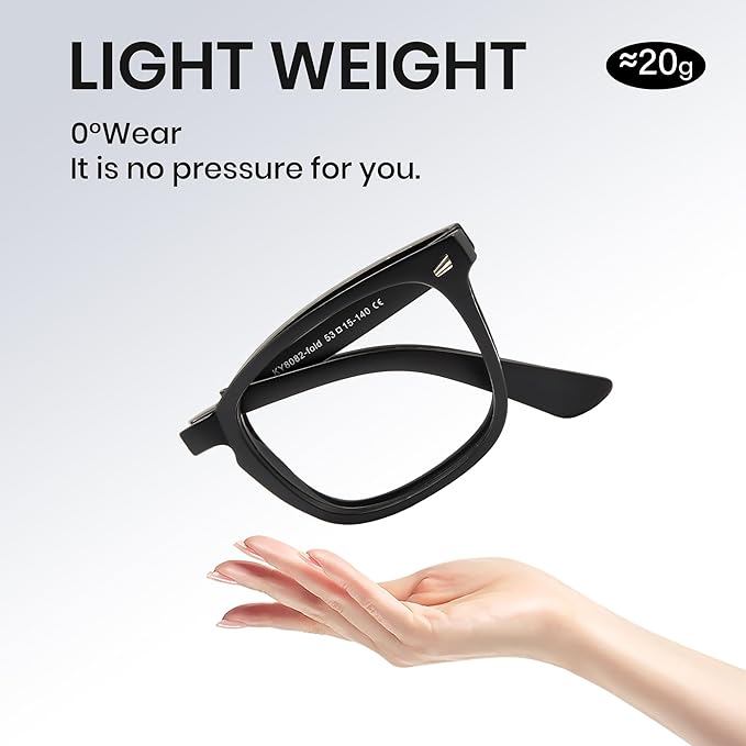 Cyxus Blue Light Glasses Men Women Reduce Eye Strain UV Blocking for Office Work Computer Screen 8082