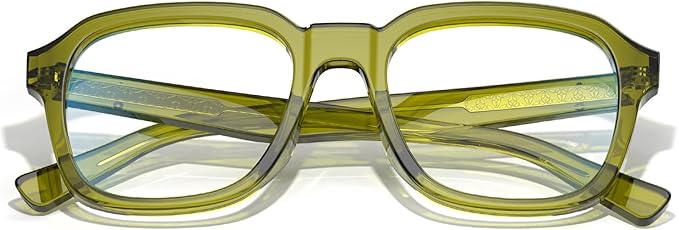VISOONE Oversized Square Blue Light Blocking Glasses Fashion Computer Eyewear for Women and Men BENNETT