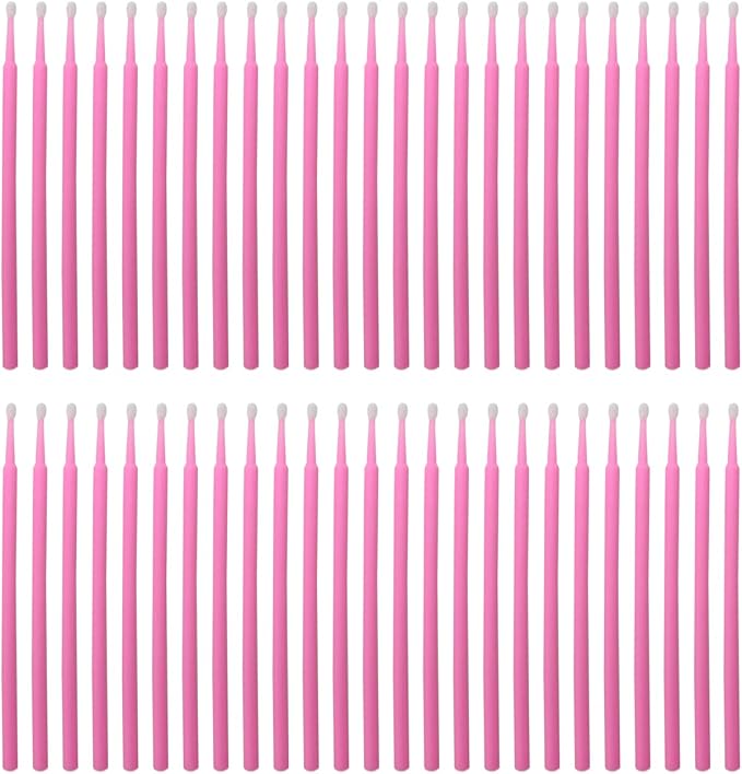 100 Pack Phone Charge Port Cleaning Tool kit,Bendable Mini Soft Round Brushes Cleaner Compatible with iPhone 11 Pro Speaker Tablet Camera Laptop Computer Smartphone, Pink by ACKLLR