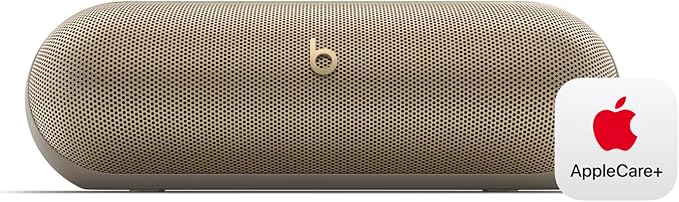 Beats Pill - Wireless Bluetooth Speaker with AppleCare+ (2 Years) - Champagne Gold