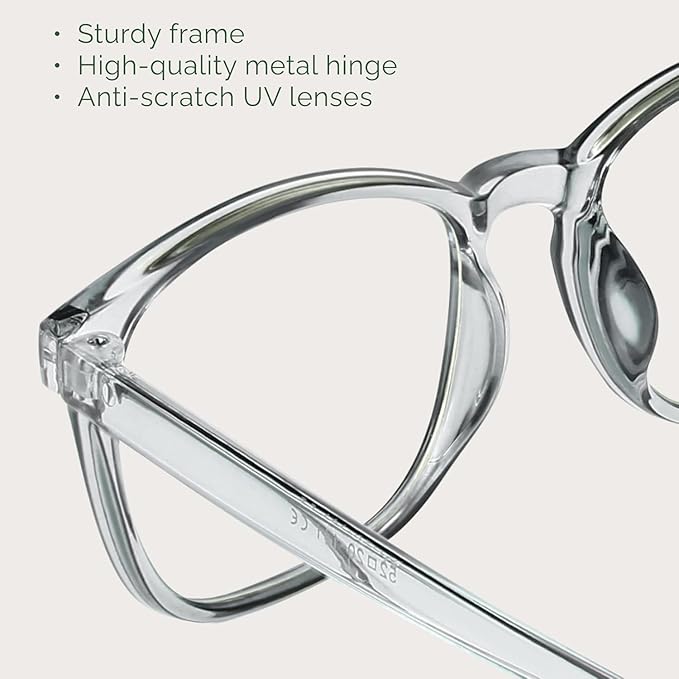 MIGSIR 6 Pack Blue Light Blocking Glasses for Women Men – Stylish Computer & Gaming Glasses, Fashion Square Frame Eyewear