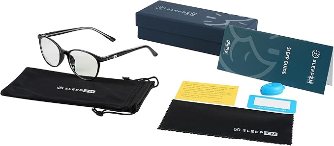Sleep ZM Blue Light Blocking & Light Sensitivity Glasses - 8 Lens Types for Comfort, Relaxation, Sleep & Relief - 50+ Styles