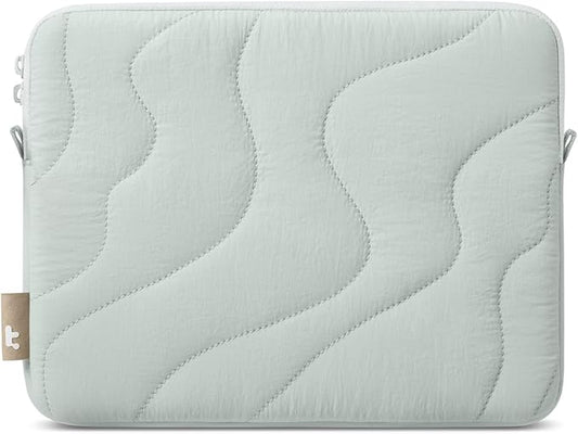 tomtoc 360 Protective Puffy Tablet Sleeve for 2026 11-inch iPad Air M4/M3, iPad Pro 2025 (M5/M4), iPad (A16) with Magic Keyboard/Smart Keyboard Folio, Quilted Soft Puffer iPad Case Bag