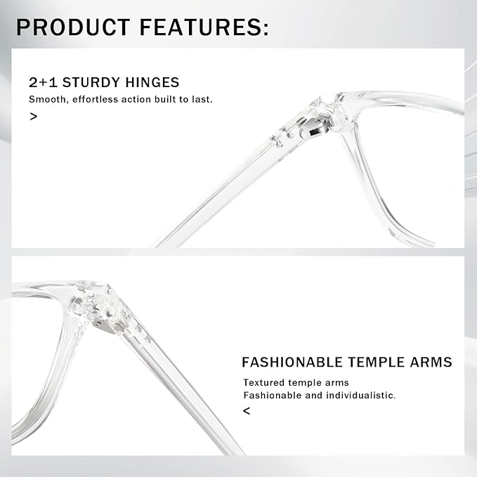 kimorn Ultralight Blue Light Glasses for Women and Men Glasses for All Day Comfort - Anti UV Glare & Eyestrain