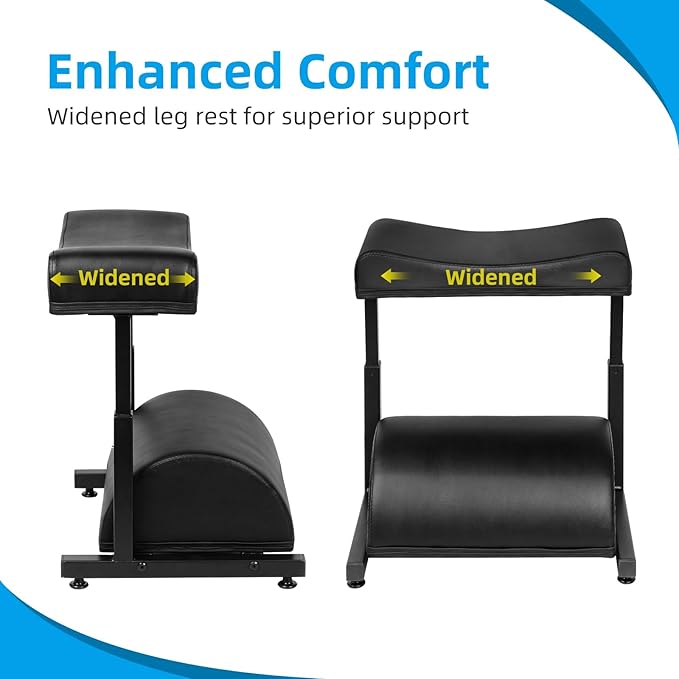 Adjustable Foot Rest Under Desk Footrest Wide Leg Rest 5 Height Positions PU Leather Covered for Desk Office Gaming Chairs Ergonomic, Leg Rest: 7.5" Depth