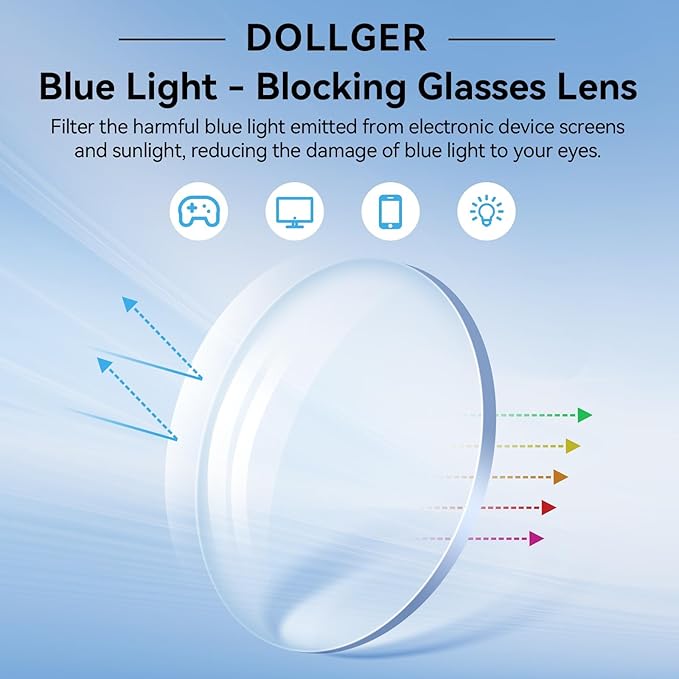 Dollger Blue Light Glasses For Woman Fashion Computer Gaming Eyeglasses Cat Eye Matal Bluelight Blocking Glasses