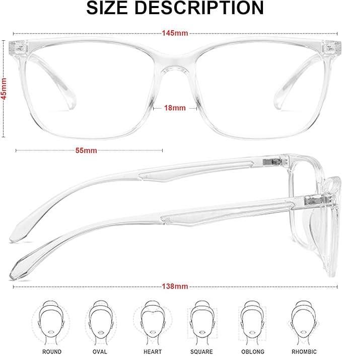 Brigtlaiff Round Blue Light Blocking Glasses for Men Women, Computer Gaming TV Glasses Anti Eyestrain with Metal Frame