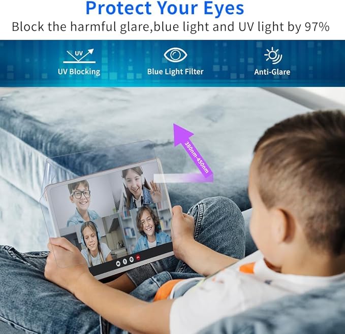 [2 Pack] Paper Screen Protector for iPad Mini 6 8.3 2021& Mini 7 2024(A17 Pro), Matte Anti Glare Blue Light Filter, Write as Real Paper/High Sensitive/Bubble Free/Compatible with Apple Pencil